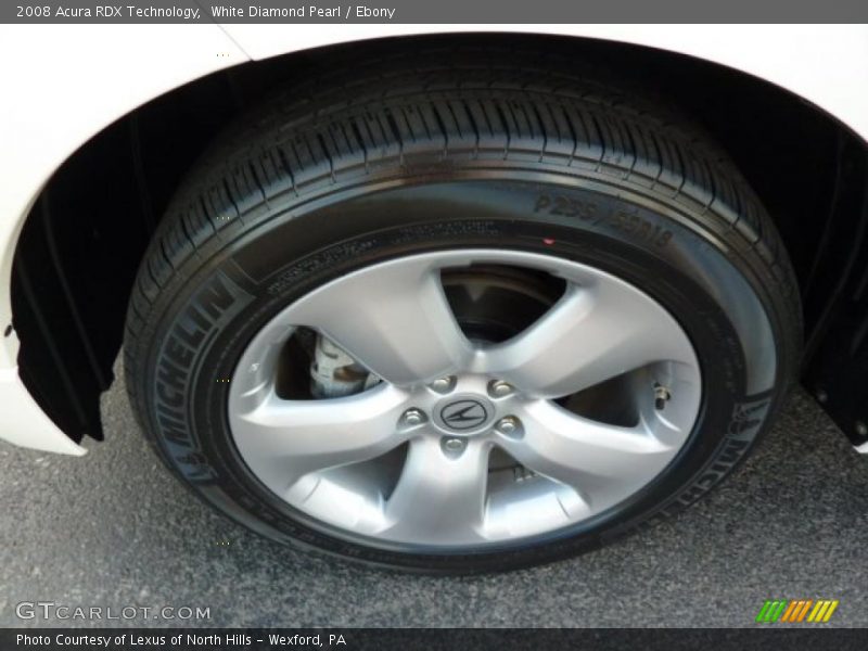 White Diamond Pearl / Ebony 2008 Acura RDX Technology