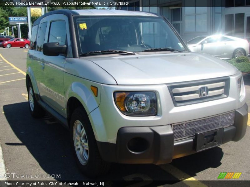 Alabaster Silver Metallic / Gray/Black 2008 Honda Element EX AWD