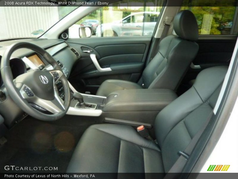 White Diamond Pearl / Ebony 2008 Acura RDX Technology