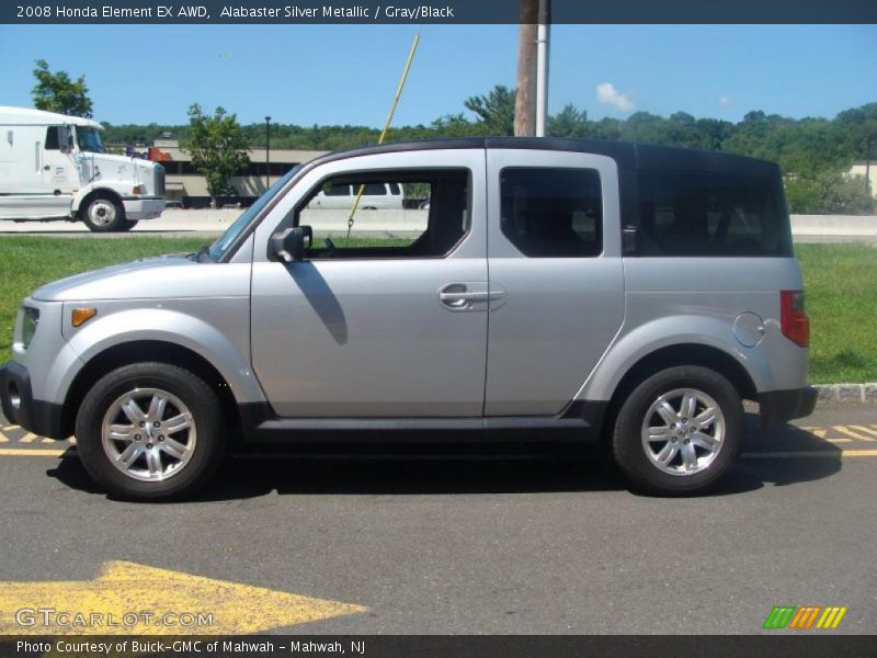 Alabaster Silver Metallic / Gray/Black 2008 Honda Element EX AWD
