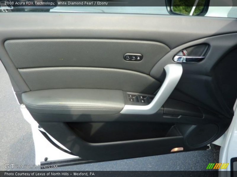 White Diamond Pearl / Ebony 2008 Acura RDX Technology