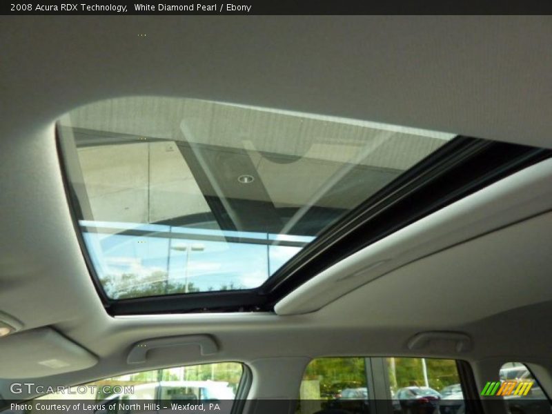 White Diamond Pearl / Ebony 2008 Acura RDX Technology