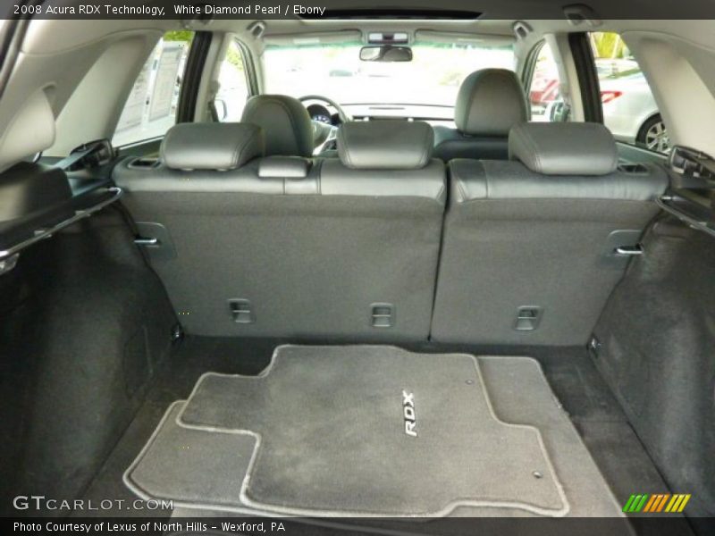 White Diamond Pearl / Ebony 2008 Acura RDX Technology