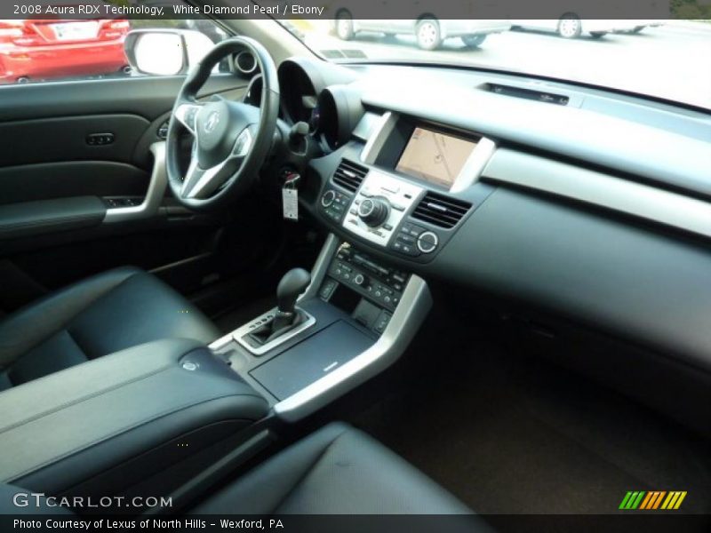 White Diamond Pearl / Ebony 2008 Acura RDX Technology