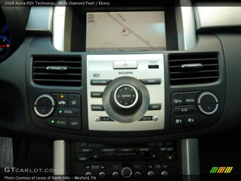 White Diamond Pearl / Ebony 2008 Acura RDX Technology