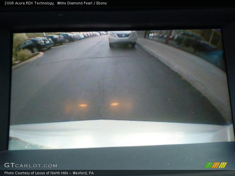 White Diamond Pearl / Ebony 2008 Acura RDX Technology