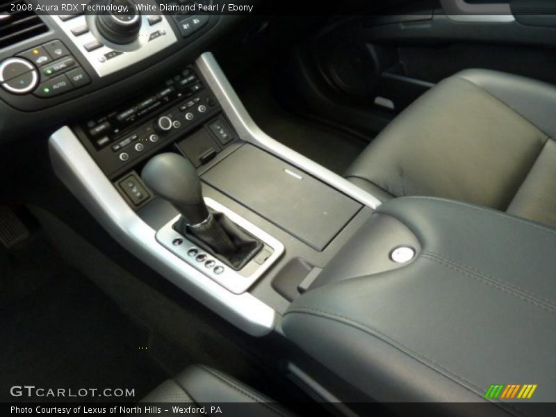 White Diamond Pearl / Ebony 2008 Acura RDX Technology