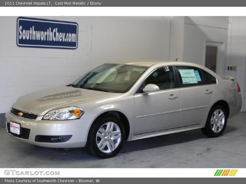 Gold Mist Metallic / Ebony 2011 Chevrolet Impala LT