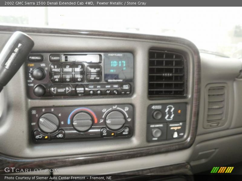 Pewter Metallic / Stone Gray 2002 GMC Sierra 1500 Denali Extended Cab 4WD