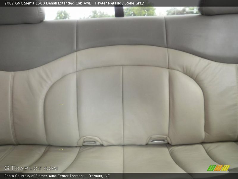 Pewter Metallic / Stone Gray 2002 GMC Sierra 1500 Denali Extended Cab 4WD