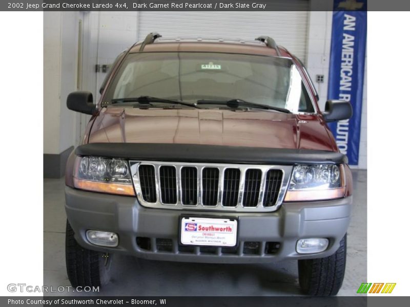 Dark Garnet Red Pearlcoat / Dark Slate Gray 2002 Jeep Grand Cherokee Laredo 4x4