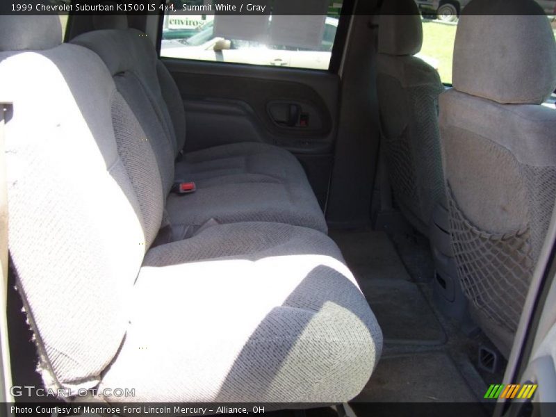 Summit White / Gray 1999 Chevrolet Suburban K1500 LS 4x4