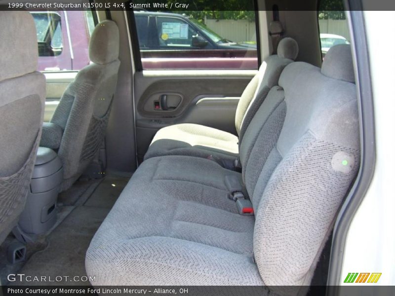 Summit White / Gray 1999 Chevrolet Suburban K1500 LS 4x4