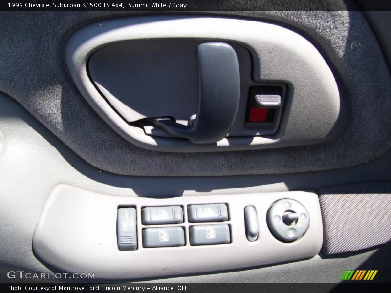 Summit White / Gray 1999 Chevrolet Suburban K1500 LS 4x4