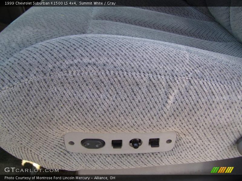 Summit White / Gray 1999 Chevrolet Suburban K1500 LS 4x4