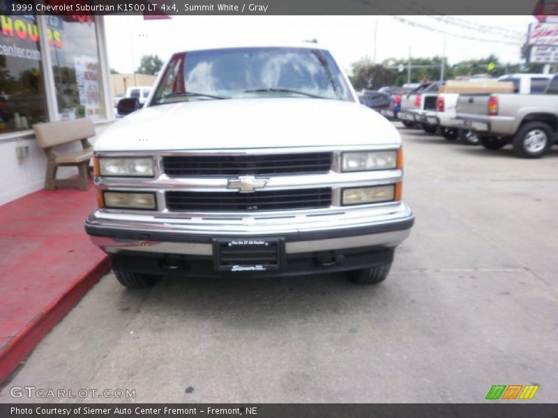 Summit White / Gray 1999 Chevrolet Suburban K1500 LT 4x4