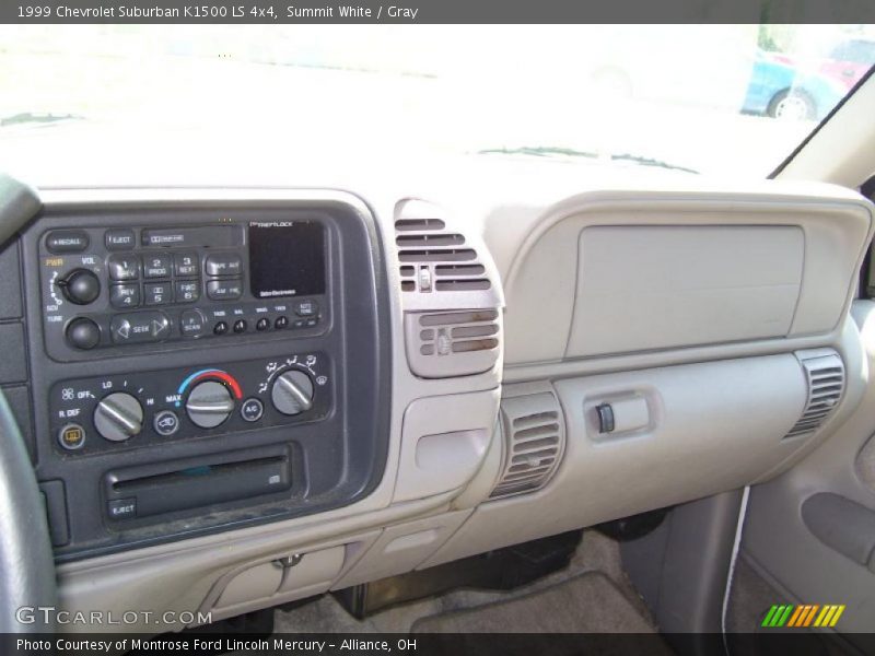 Summit White / Gray 1999 Chevrolet Suburban K1500 LS 4x4