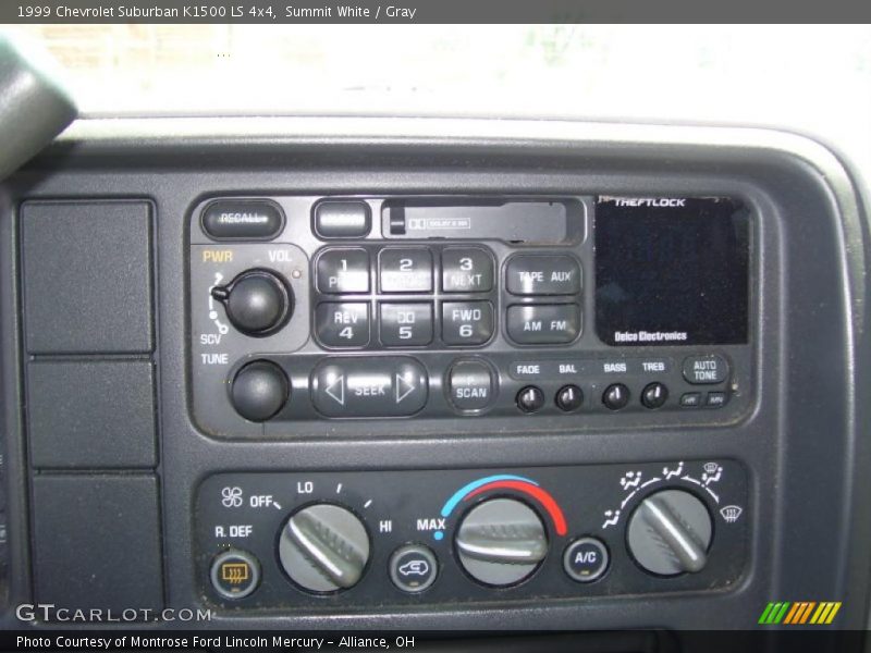 Summit White / Gray 1999 Chevrolet Suburban K1500 LS 4x4