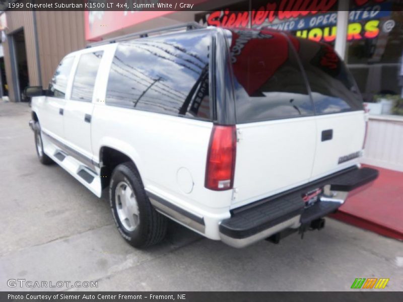 Summit White / Gray 1999 Chevrolet Suburban K1500 LT 4x4