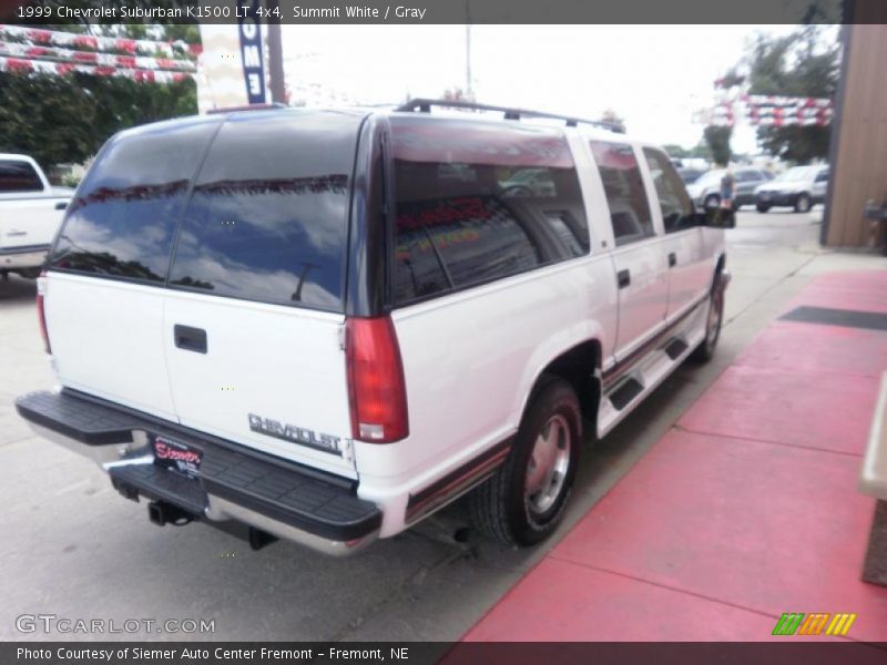 Summit White / Gray 1999 Chevrolet Suburban K1500 LT 4x4