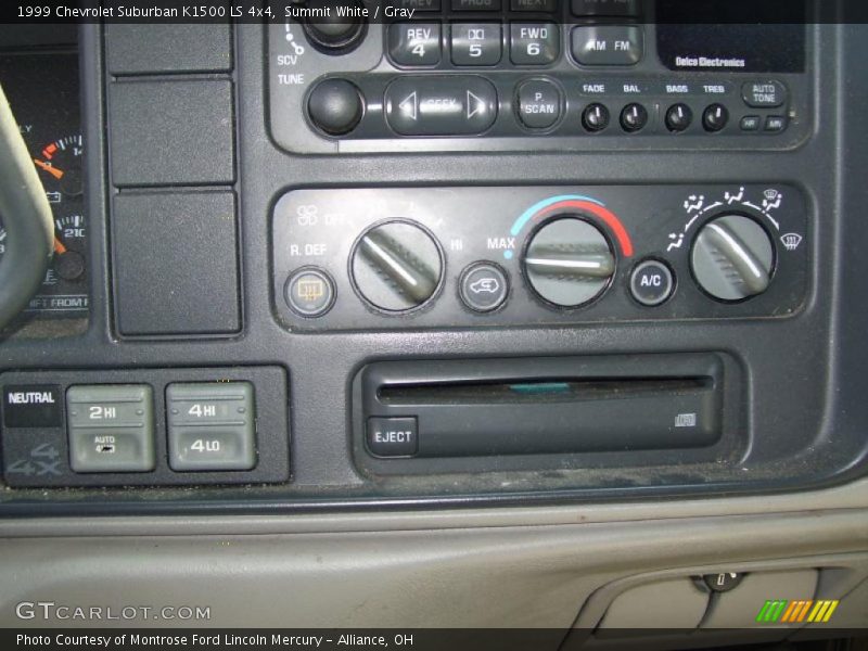 Summit White / Gray 1999 Chevrolet Suburban K1500 LS 4x4