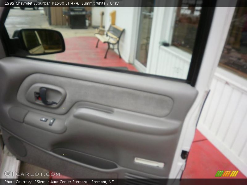 Summit White / Gray 1999 Chevrolet Suburban K1500 LT 4x4