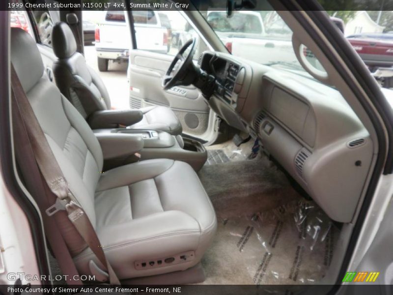 Summit White / Gray 1999 Chevrolet Suburban K1500 LT 4x4