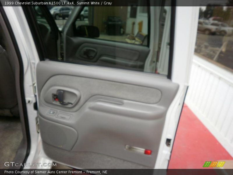 Summit White / Gray 1999 Chevrolet Suburban K1500 LT 4x4