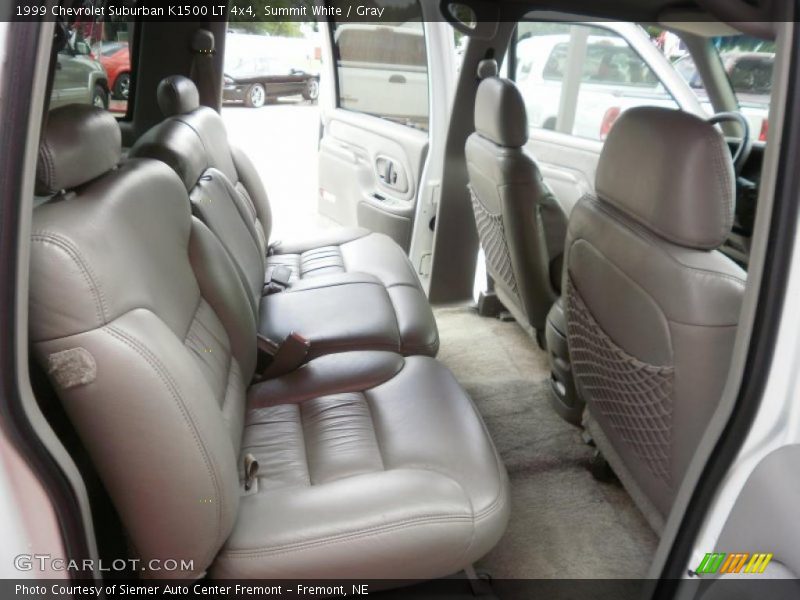 Summit White / Gray 1999 Chevrolet Suburban K1500 LT 4x4