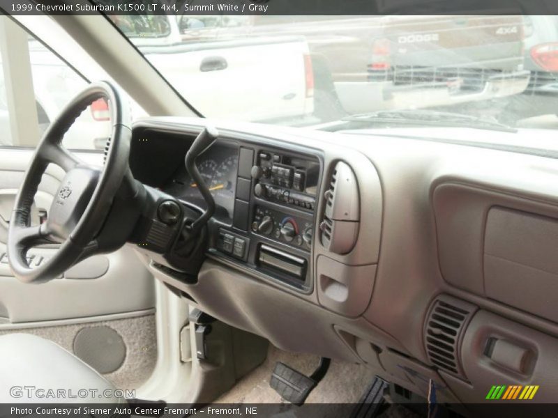 Summit White / Gray 1999 Chevrolet Suburban K1500 LT 4x4