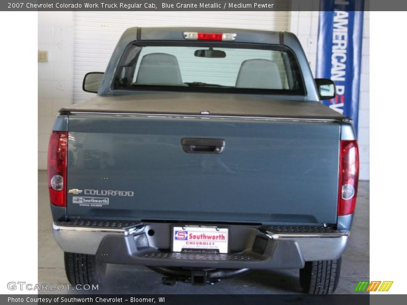 Blue Granite Metallic / Medium Pewter 2007 Chevrolet Colorado Work Truck Regular Cab