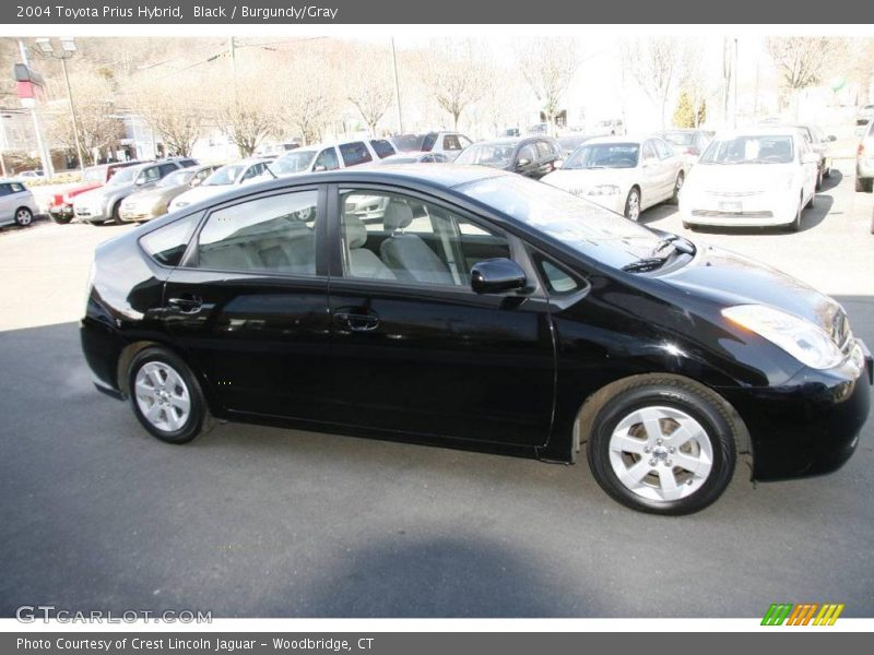 Black / Burgundy/Gray 2004 Toyota Prius Hybrid