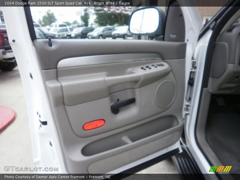 Bright White / Taupe 2004 Dodge Ram 1500 SLT Sport Quad Cab 4x4