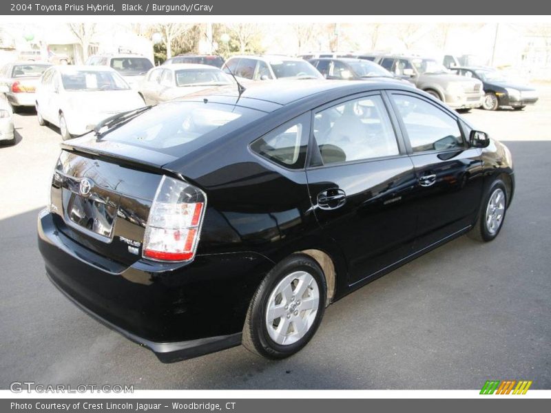 Black / Burgundy/Gray 2004 Toyota Prius Hybrid