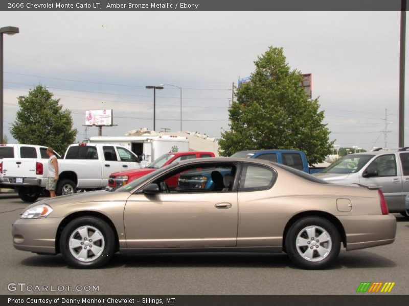 Amber Bronze Metallic / Ebony 2006 Chevrolet Monte Carlo LT