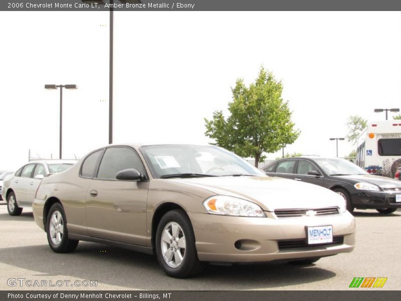 Amber Bronze Metallic / Ebony 2006 Chevrolet Monte Carlo LT