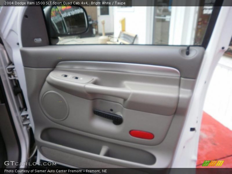 Bright White / Taupe 2004 Dodge Ram 1500 SLT Sport Quad Cab 4x4
