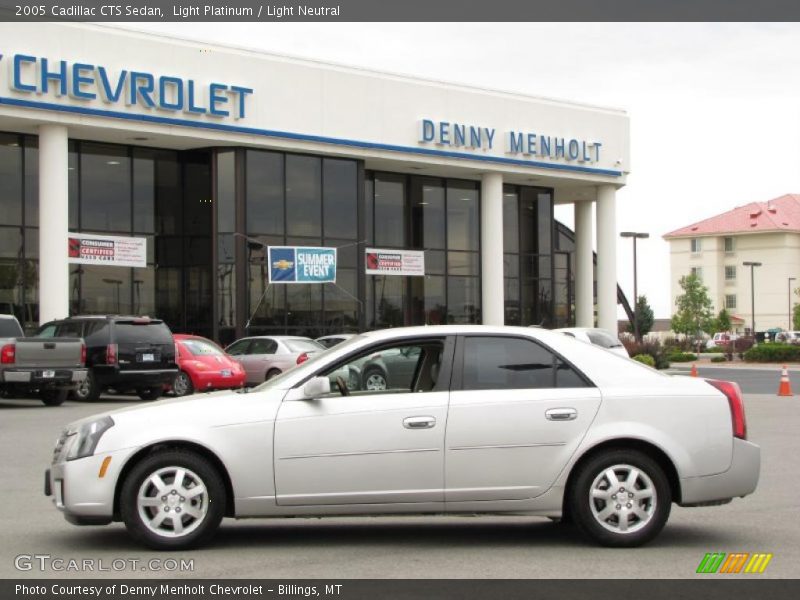 Light Platinum / Light Neutral 2005 Cadillac CTS Sedan