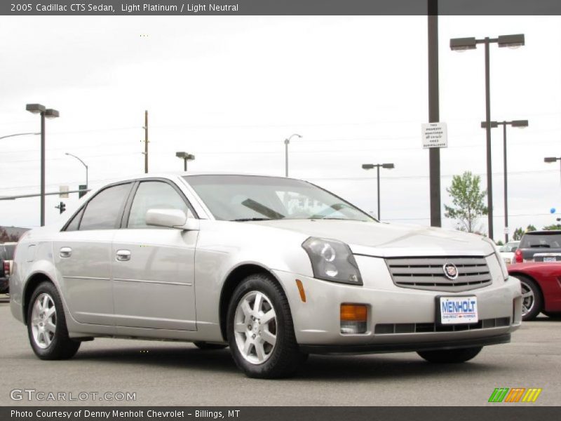 Light Platinum / Light Neutral 2005 Cadillac CTS Sedan