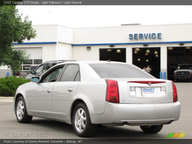 Light Platinum / Light Neutral 2005 Cadillac CTS Sedan
