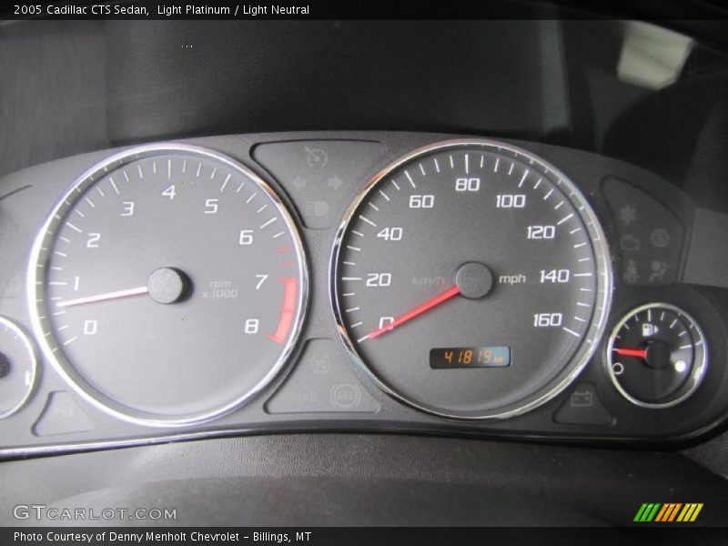 Light Platinum / Light Neutral 2005 Cadillac CTS Sedan