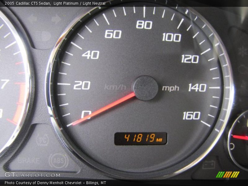 Light Platinum / Light Neutral 2005 Cadillac CTS Sedan