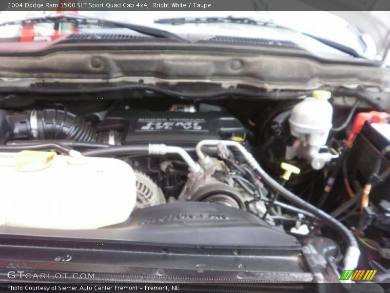 Bright White / Taupe 2004 Dodge Ram 1500 SLT Sport Quad Cab 4x4