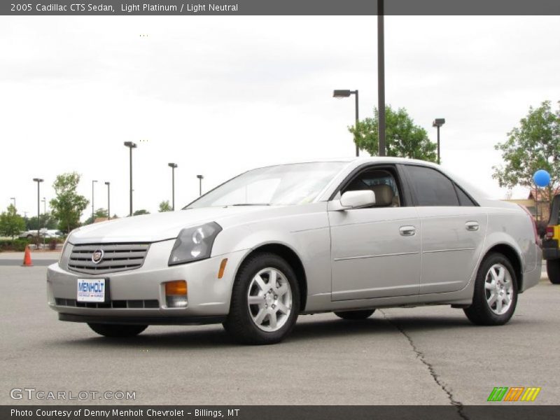 Light Platinum / Light Neutral 2005 Cadillac CTS Sedan