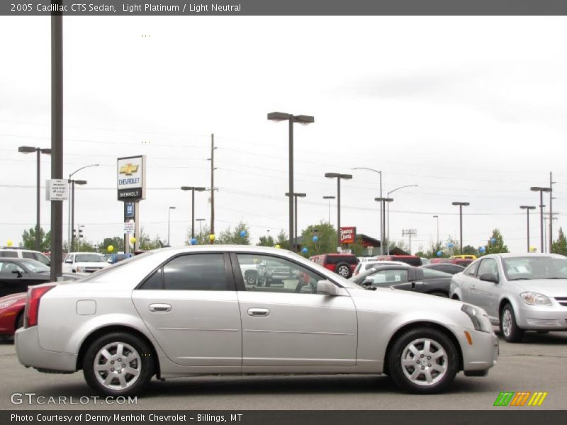 Light Platinum / Light Neutral 2005 Cadillac CTS Sedan