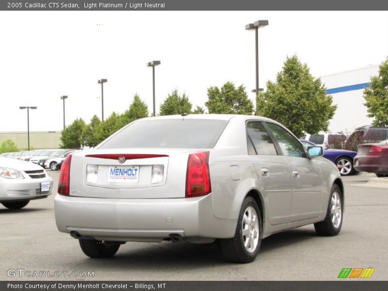 Light Platinum / Light Neutral 2005 Cadillac CTS Sedan