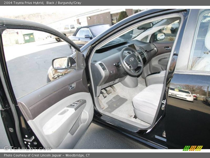 Black / Burgundy/Gray 2004 Toyota Prius Hybrid