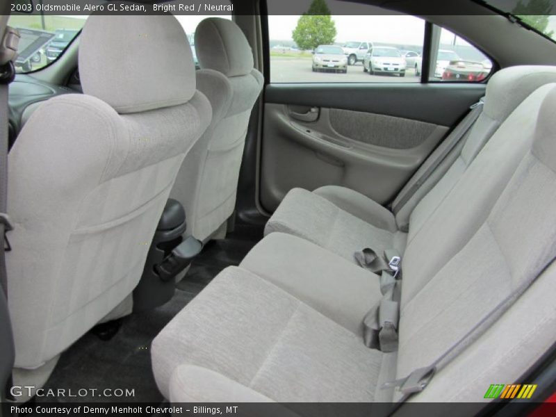 Bright Red / Neutral 2003 Oldsmobile Alero GL Sedan