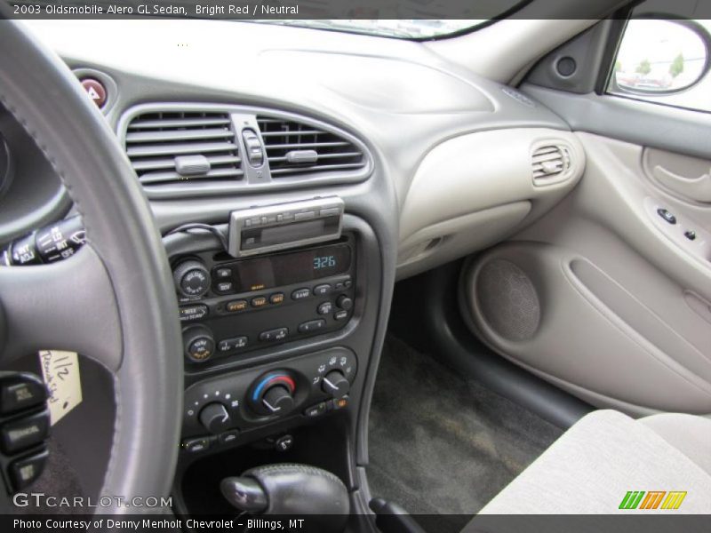 Bright Red / Neutral 2003 Oldsmobile Alero GL Sedan