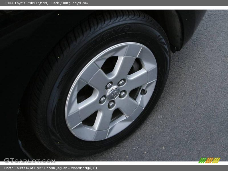 Black / Burgundy/Gray 2004 Toyota Prius Hybrid